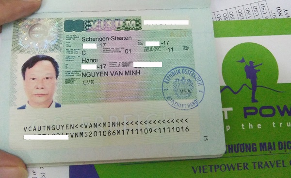 Chúc mừng visa công tác Áo